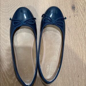 Polo by Ralph Lauren Women's Navy Flats with Bow